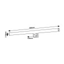 Rabalux 98075038 LED Badezimmer-Wandleuchte Nour | 9W integrierte LED-Quelle | 920lm | 4000K