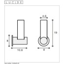 Lucide 04206/01/30 Wandleuchte Jayla 1x33W | G9 | IP44 - Badezimmerleuchte