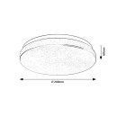 Rabalux 98077133 LED Außen-Deckenleuchte Lowar  | 12W integrierte LED-Quelle | 750lm | 3000+4000+6500K