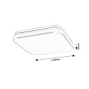 Rabalux 98077138 LED Außen-Deckenleuchte Lowar | 18W integrierte LED-Quelle | 1150lm | 4000K