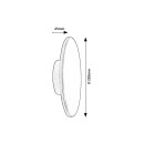Rabalux 98077153 LED Außenwandleuchte Rust | 15W integrierte LED-Quelle | 1500lm | 3000+4000+6500K