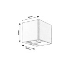 Rabalux 98077169 LED Außenwandleuchte Hallstatt  | 10W integrierte LED-Quelle | 320lm | 3000K