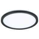 Rabalux 7774 LED-Außendeckenleuchte Inverness 1x15W | 1190lm | 2700-6500K | IP44 - Fernbedienung, dimmbar, Nachtmodus, WLAN, Timer, schwarz