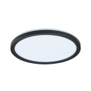 Rabalux 7774 LED-Außendeckenleuchte Inverness 1x15W | 1190lm | 2700-6500K | IP44 - Fernbedienung, dimmbar, Nachtmodus, WLAN, Timer, schwarz
