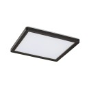 Rabalux 7775 LED-Außendeckenleuchte Inverness 1x15W | 1190lm | 2700-6500K | IP44 - Fernbedienung, dimmbar, Nachtmodus, WLAN, Timer, schwarz