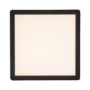 Rabalux 7775 LED-Außendeckenleuchte Inverness 1x15W | 1190lm | 2700-6500K | IP44 - Fernbedienung, dimmbar, Nachtmodus, WLAN, Timer, schwarz