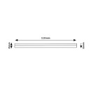 Rabalux 98078051 LED Wandleuchte Band2  | 24W integrierte LED-Quelle | 1650lm | 4000K