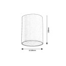 Rabalux 7819 Deckenleuchte Zombor 1x35W | GU10 | IP54 - Anthrazit