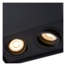 Lucide 22953/02/30 Deckenleuchte Tube 2x50W | GU10 - schwarz, einstellbar, dimmbar