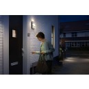 Philips 17395/93/P0 LED Außenwandleuchte mit Bewegungssensor Petronia 1x12W | 2700K | IP44