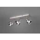 TRIO 800700307 Spotleuchte Deckenleuchte Leon 3x35W | GU10 | IP20 - Nickel