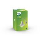 Philips 01652/52 / pn Außenwandleuchte Rainrop 1x60w | E27 | IP44 - Edelstahl