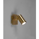 Trio 802400104 Deckenleuchte oder Wandstrahler MARLEY 1X35W | Gu10 - Messing