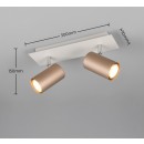 Trio T802400265 Spot-Deckenleuchte MARLEY  GU10