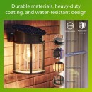 Philips 8720169361904 LED solar Außenwandleuchte Geri  | 3,2W integrierte LED-Quelle | 500lm | 2700K