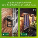 Philips 8720169361904 LED solar Außenwandleuchte Geri  | 3,2W integrierte LED-Quelle | 500lm | 2700K