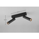 Trio T849210232 LED Spot-Deckenleuchte AMBALA integrierte LED-Quelle | 2x500lm | 2300+3000+4000K