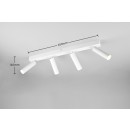 Trio T849210431 LED Spot-Deckenleuchte AMBALA  integrierte LED-Quelle | 4x500lm | 2300+3000+4000K
