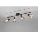Trio T862800432 Spot-Deckenleuchte TARIFA E14