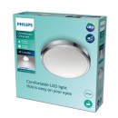 Philips Doris CL257 LED Badezimmerleuchte Deckenleuchte 1x17W | 1500L | 2700K | IP44 - Schutz EyeComfort, chrom