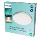 Philips Spray CL260 LED Badezimmerleuchte Deckenleuchte 1x17W | 1500L | 2700K | IP44 - Schutz EyeComfort, silber