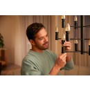 Philips Hue 8719514302211 LED Filament 2x45w | E14 | 3000lm | 2100k - Set 2 Stück, Bluetooth, dimmbar, weiß