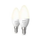 Philips Hue 8719514320628 LED Lampe Set 2x55w | E14 | 470lm | 2700k - 2 Stück, bluetooth, weiß