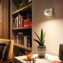 Philips Hue 8719514339224 Wand- oder Spotleuchte Buckram 1x5w | Gu10 | 350lm | 2200-6500k - White Ambiance, Bluetooth, Fernbedienung, dimmbar, weiß