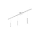 Philips Hue 8719514407749 LED Pendelleuchte Perifo - Set 1x15,6W | 3x490lm | 2000-6500K+RGB - Weiß und Farbambiente, weiß