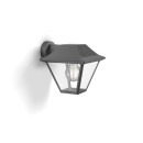 Philips 8719514417571 Außenwandlampe Alpenglow 1xe27 | 2700k | IP44 - Anthrazit
