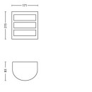 Philips 8719514417618 LED Außen Wandleuchte Python 1x6w | 500lm | 4000k | IP44 - Anthrazit