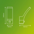 Philips 8719514417717 LED Außen Wandleuchte mit Bewegung Splay 1x12w | 1100lm | 2700k | IP44 - Anthrazit