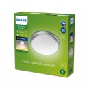 Philips 8719514417854 LED Außen Deckenleuchte Doris 1x6w | 640lm | 4000k | IP54 - EyeComfort, Nickel