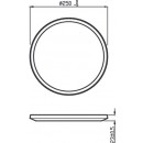 Philips 8719514417977 LED Außen Deckenleuchte SuperSlim 1x15w | 1300lm | 2700k | IP54 - Scene Switch, schwarz