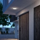 Philips 8719514417977 LED Außen Deckenleuchte SuperSlim 1x15w | 1300lm | 2700k | IP54 - Scene Switch, schwarz