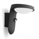 Philips 8719514476875 LED Wandleuchte mit Bewegungssensor Tyla 1x9W | 930lm | 4000 K | IP44 - Anthrazit
