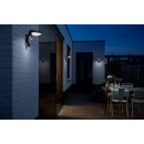 Philips 8719514476875 LED Wandleuchte mit Bewegungssensor Tyla 1x9W | 930lm | 4000 K | IP44 - Anthrazit
