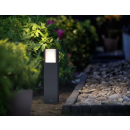 Philips 8719514490246 LED-Gartenpfosten Arbour 1x3,8W | 800lm | 3000 K | IP44 - schwarz