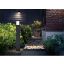 Philips 8719514490260 LED-Gartenpfosten Arbor 1x3,8W | 800lm | 3000 K | IP44 - schwarz