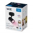 WiZ Colors 8719514551930 LED Spotleuchte Imageo 1x5w | Gu10 | 350lm | 2200-6500K | RGB - dimmbar, schwarz