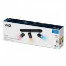 WIZ-Colors 8719514551978 LED-Deckenleuchte Imageo 3x5W | Gu10 | 1050lm | 2200-6500K | RGB - dimmbar, schwarz