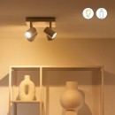 WiZ Colors 8719514554559 IMAGEO Deckeneinbaustrahler 4xGU10 | 4x5W | 345lm | 2200-6500K | RGB - weiß