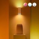 Wiz Colors 8719514554597 Wandleuchte 2xGU10 | 2x5W | 345lm | 2200-6500K | RGB - weiß