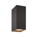 Wiz Colors 8719514554610 Wandleuchte 2xGU10 | 2x5W | 345lm | 2200-6500K | RGB - schwarz