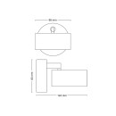 Philips 8720169174825 LED Spotleuchte Bracia | 5,5W integrierte LED-Quelle | 550 lm | 2700K