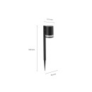 Philips 8720169265561 LED solar Erdspießleuchte Fyce | 1,5W integrierte LED-Quelle | 200lm | 2700K
