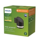 Philips 8720169265585 LED solar Außenwandleuchte Fyve | 1,5W integrierte LED-Quelle | 200lm | 2700K