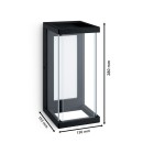 Philips 8720169266759 LED Außenwandleuchte Kyrie | 12W integrierte LED-Quelle | 1500lm | 2700K