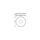 Philips 8720169301252 LED Deckenleuchte Coiner | 24W integrierte LED-Quelle | 2700lm | 2700K