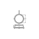 Philips 8720169308206 LED Einbauleuchte Diamond Cut | 6,5W integrierte LED-Quelle | 1050lm | 3000K